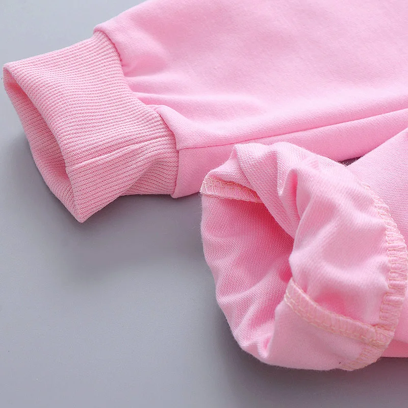 Baby's Three Piece Set Spring Autumn Thin Sets Girls Cute Cartoon Clothes Leisure Sports Suit Korean Version Trendy Clothing - Image 3