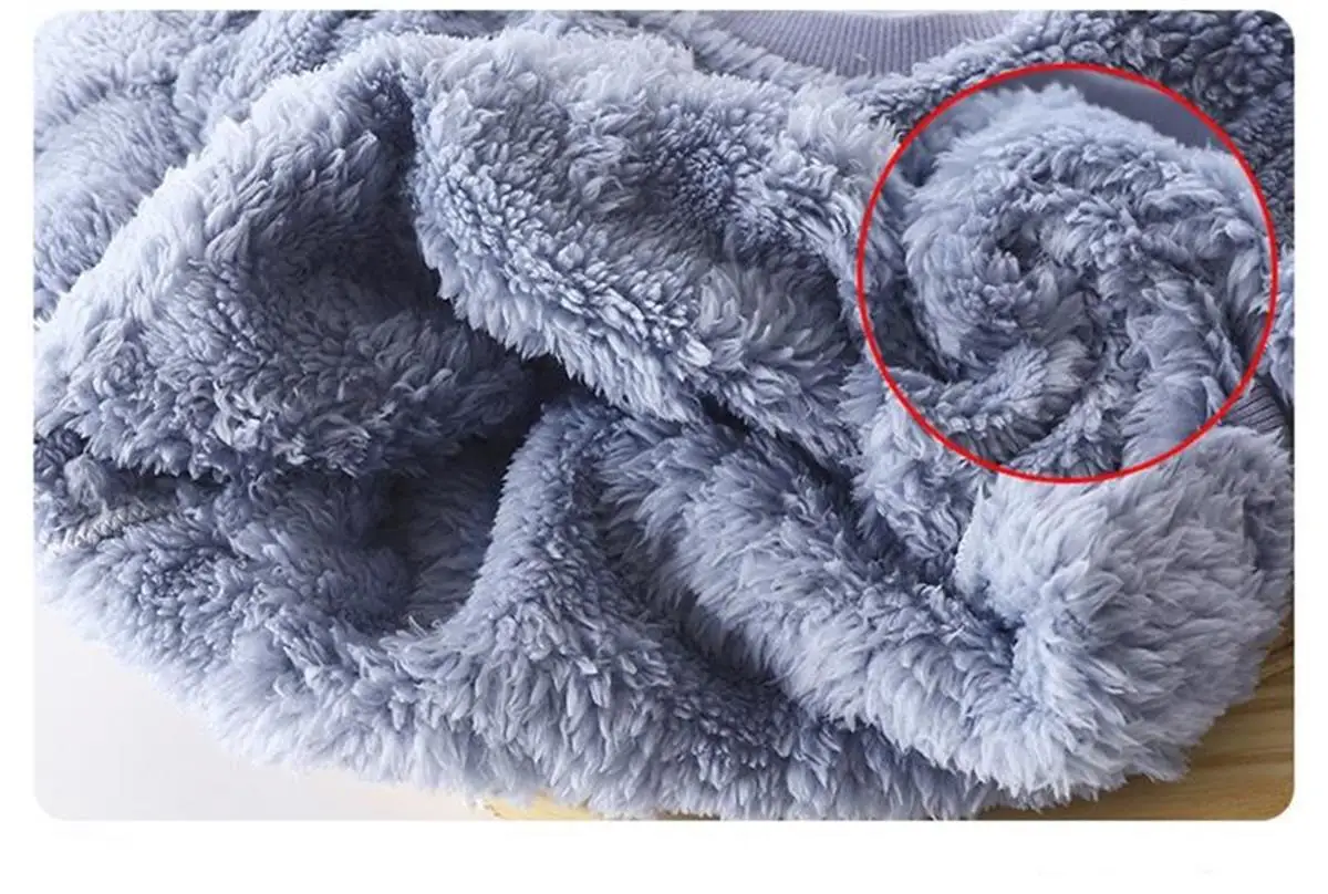 Children Clothes New Fall Winter Pajamas Set Thickened Warm Loungewear Boys Girls Long Pajamas Top+Pants Two-piece Set - Image 4